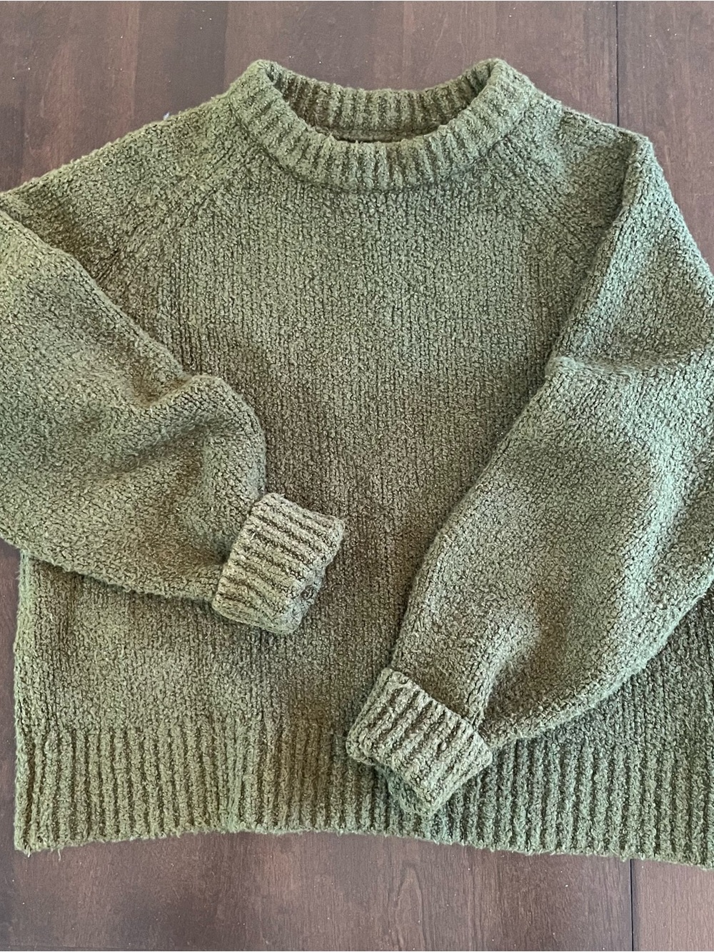 Banana Republic Olive Green Crewneck Sweater